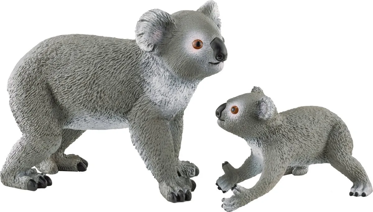 Schleich Wild Life Koala Moeder en Baby Speelfigurenset 42566