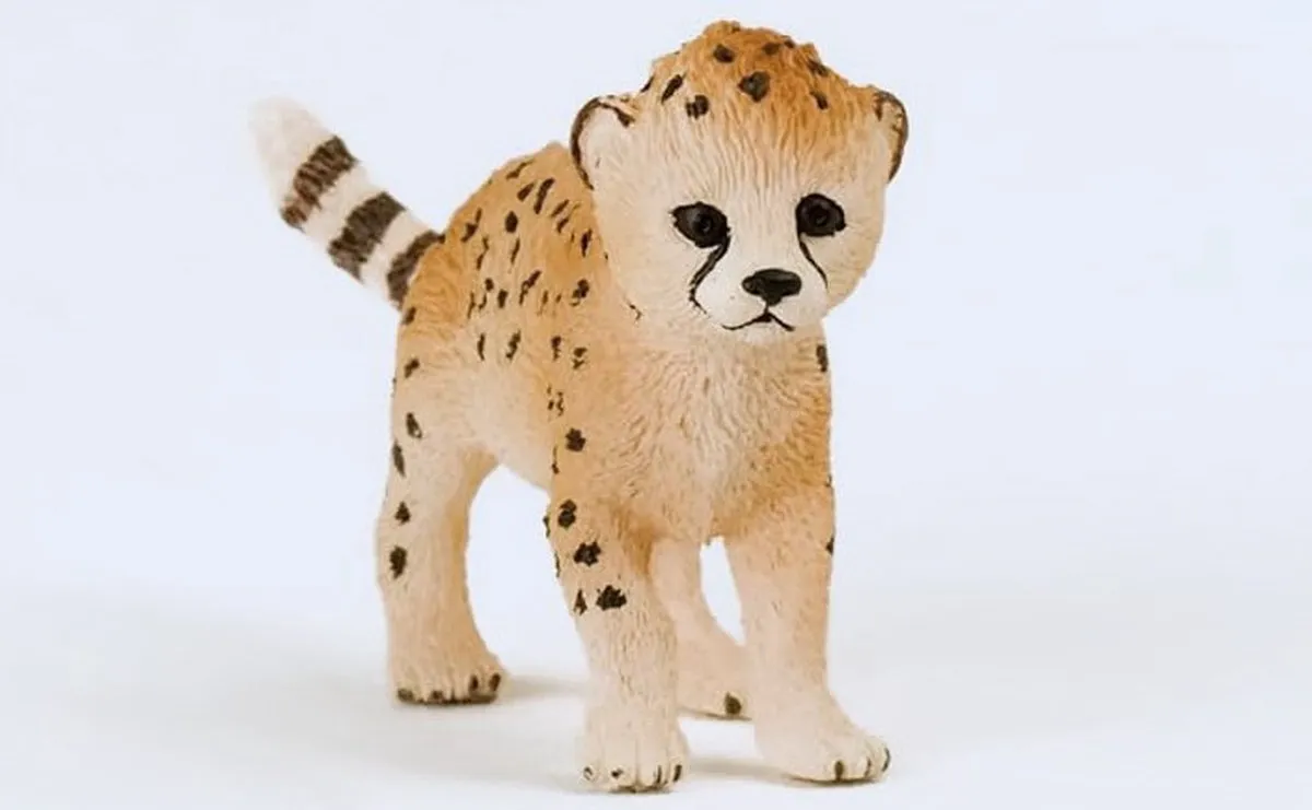 Schleich Jachtluipaardwelpje 14866 - afbeelding 6 van 6