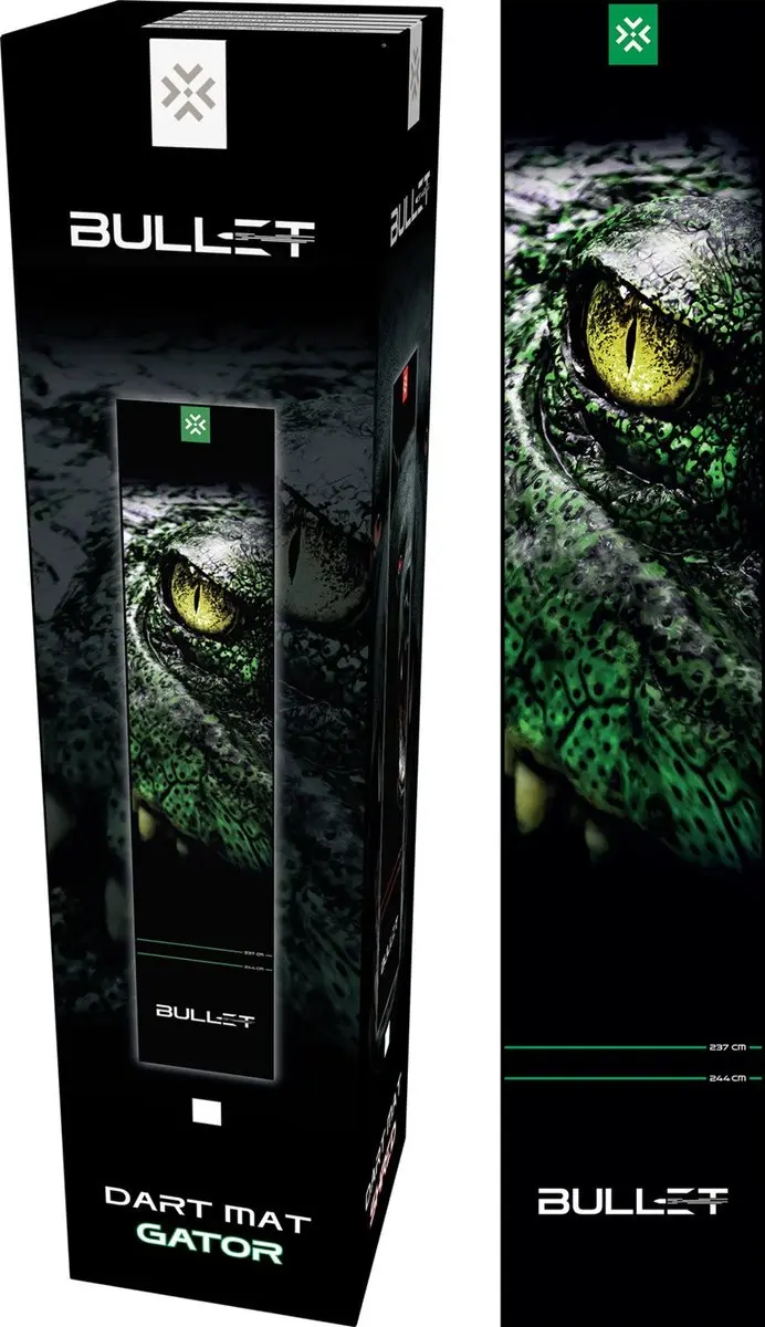 Bullet Carpet Gator Dartmat 300 x 60