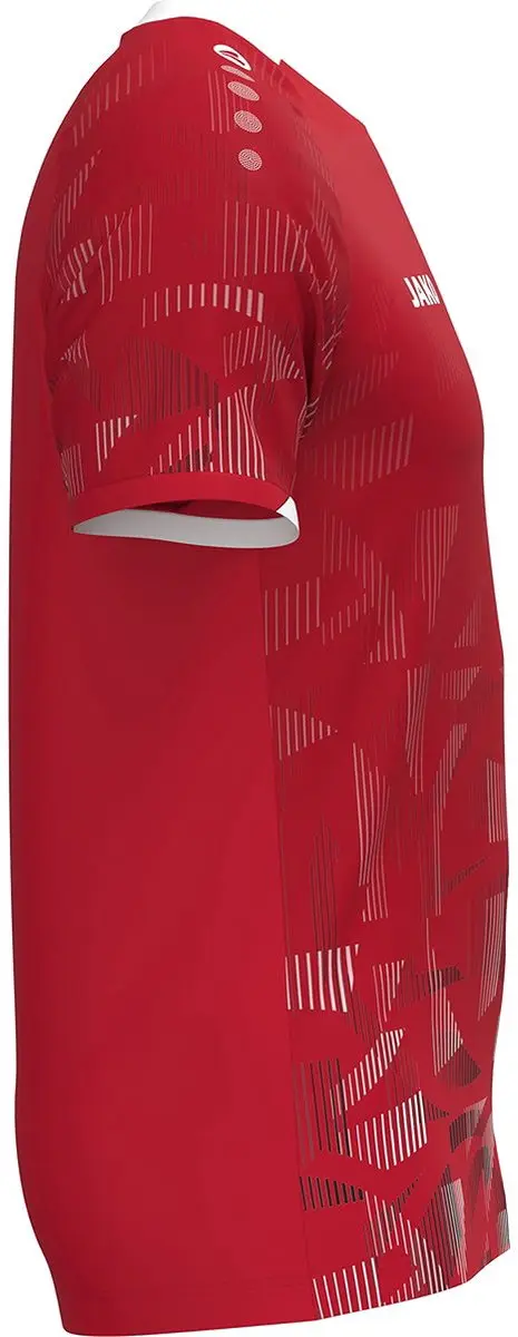 Jako Sonic Shirt Korte Mouw Kinderen 128 - Rood/Zwart/Wit