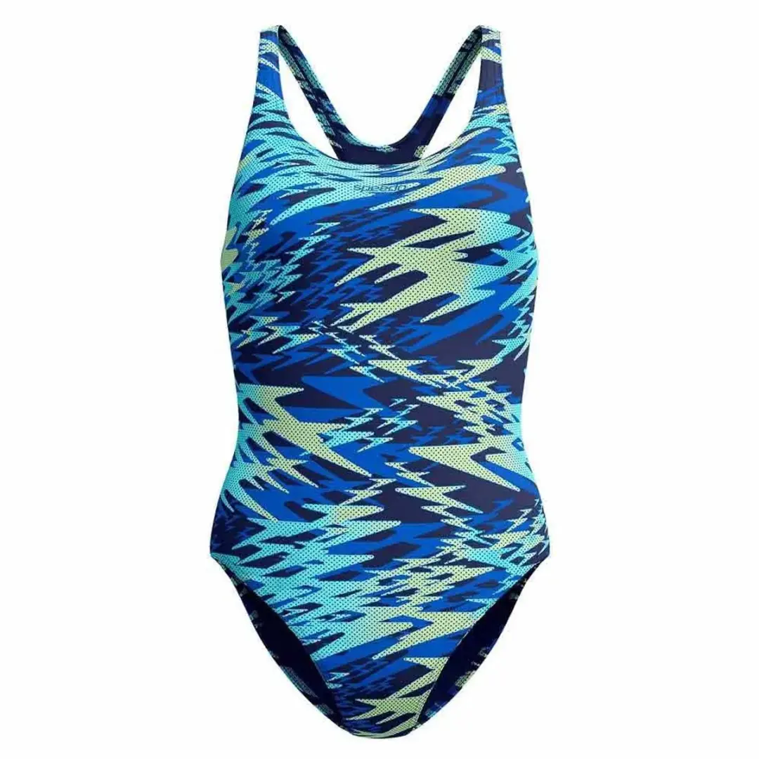 Speedo Hyperboom Print Medalist Zwemkleding 32 - Blauw