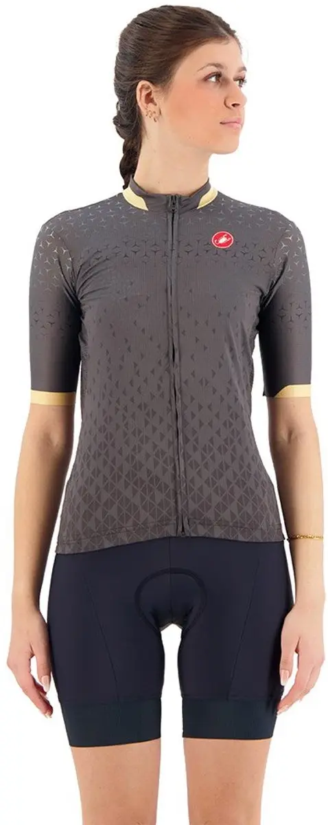 Castelli Pezzi Jersey Dark Gray Dames - L - Grijs - afbeelding 6 van 6
