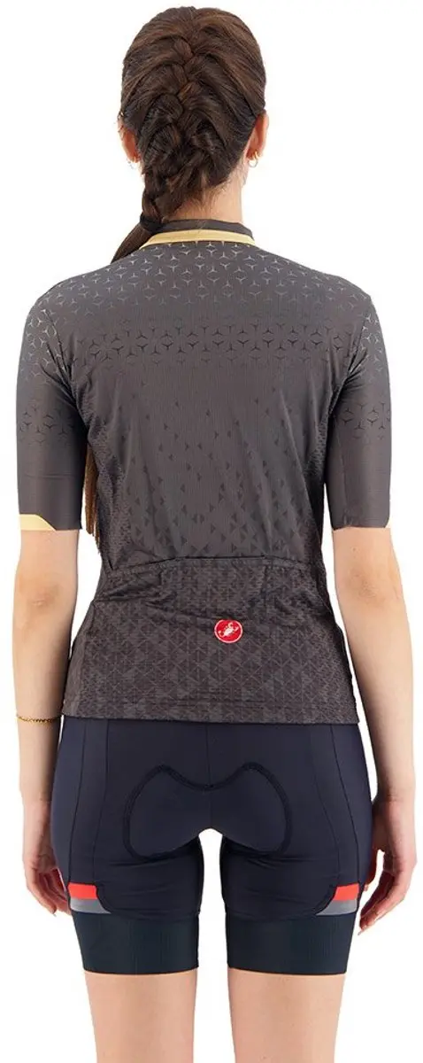 Castelli Pezzi Jersey Dark Gray Dames - L - Grijs
