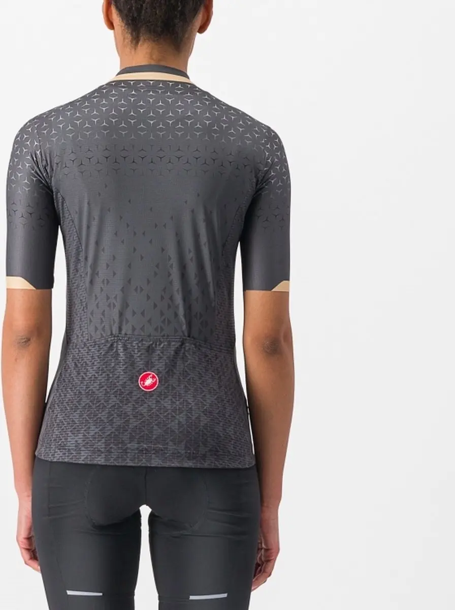 Castelli Pezzi Jersey Dark Gray Dames - L - Grijs