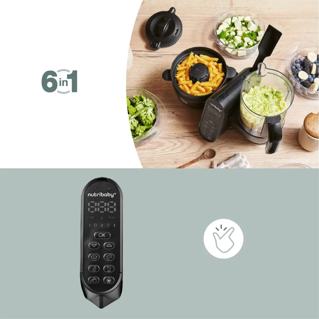 Babymoov Nutribaby+ XL - Mineral Black - afbeelding 2 van 3