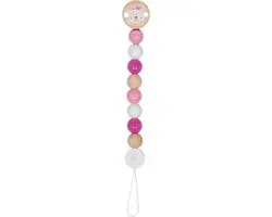 Goki Baby Fopspeenketting: IJSBEER L21cm, hout, in vensterdoos
