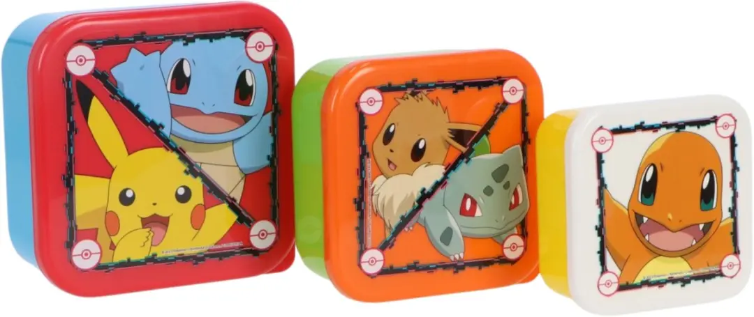 Pokémon Lunchset - Meerkleurig