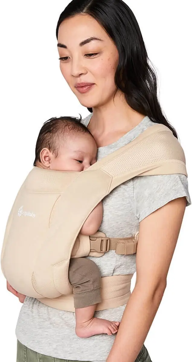 Ergobaby Baby Draagzak Embrace soft air mesh cream