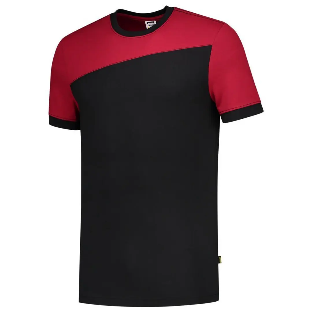 Tricorp T-shirt Bicolor Naden 102006 Zwart / Rood