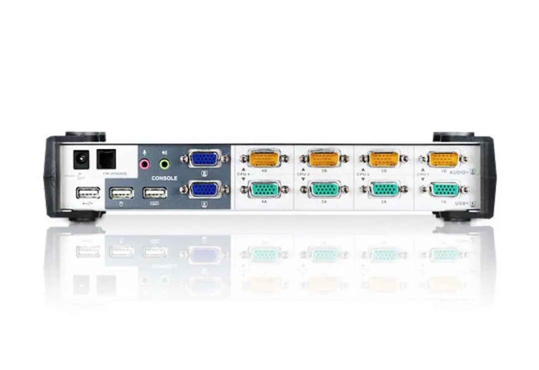 Aten CS1744 4-Poorts KVM Switch - Zilver