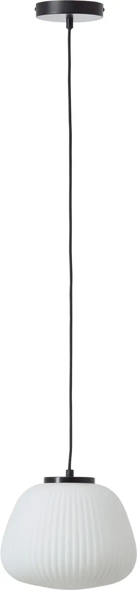 Brilliant Hanglamp Kaizen 60153/76 - 40W - Zwart/Wit Ø25cm