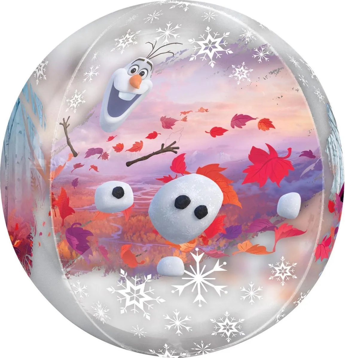 Disney Frozen Junior Folieballon 38x40cm - Transparant