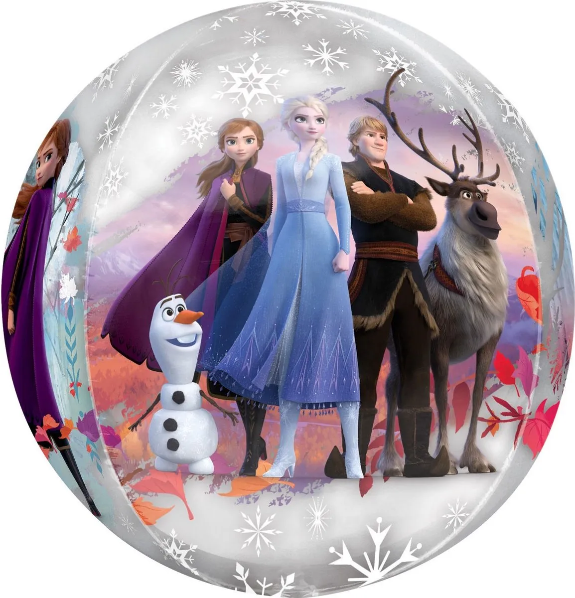 Disney Frozen Junior Folieballon 38x40cm - Transparant
