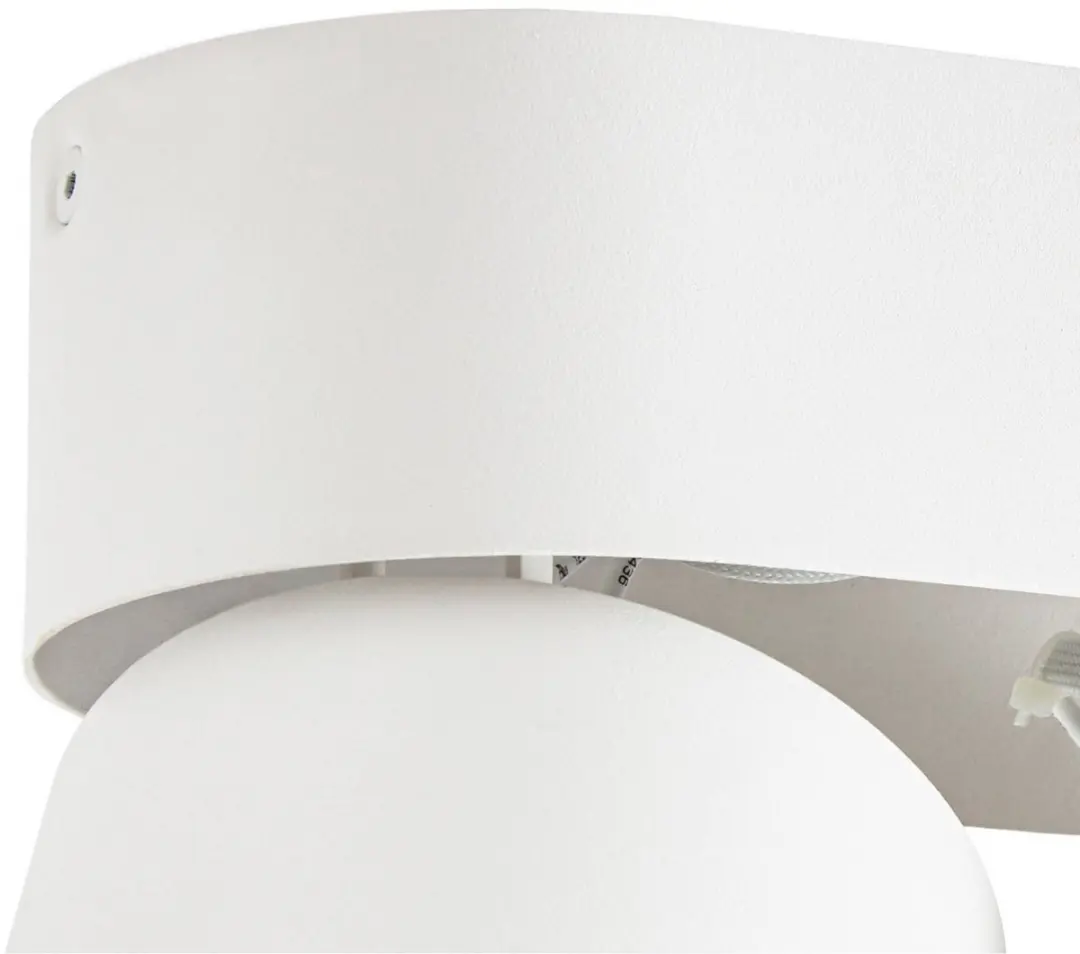 PRIOS Downlight 2-lichts GU10 10W - Wit - afbeelding 2 van 6