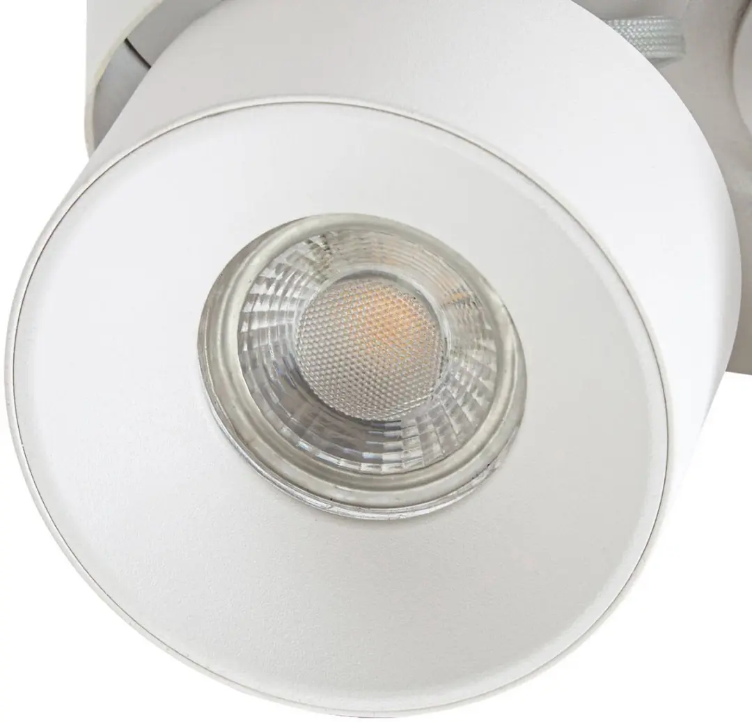 PRIOS Downlight 2-lichts GU10 10W - Wit - afbeelding 3 van 6