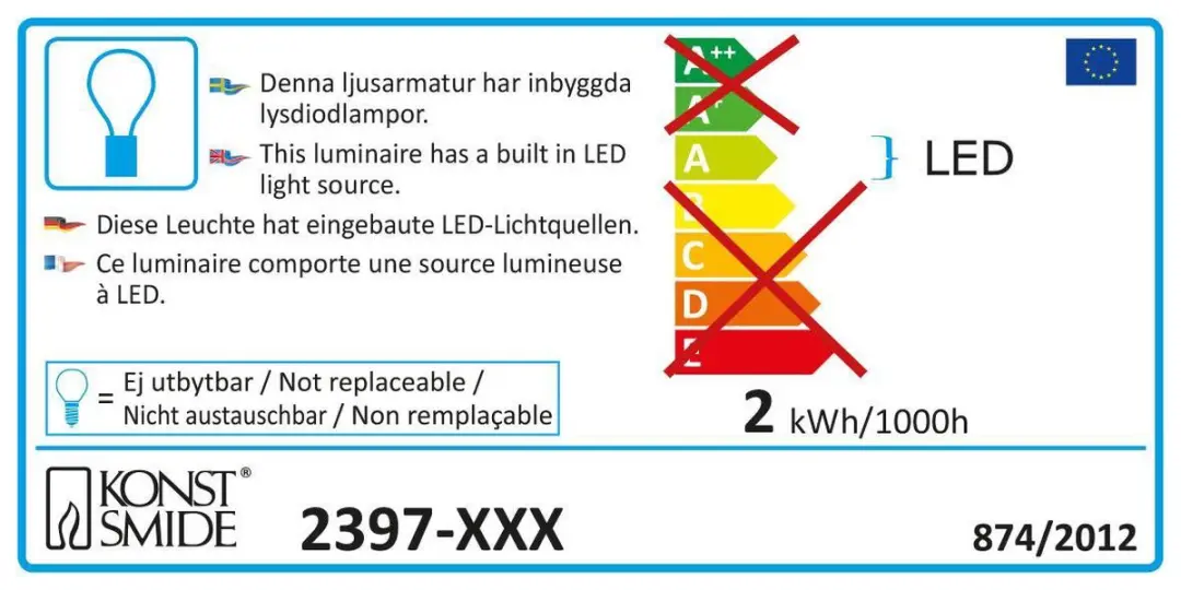 Konstsmide 2397 Feestverlichting - 10 LED Snoer 80cm - 24V - Multicolor - afbeelding 4 van 6