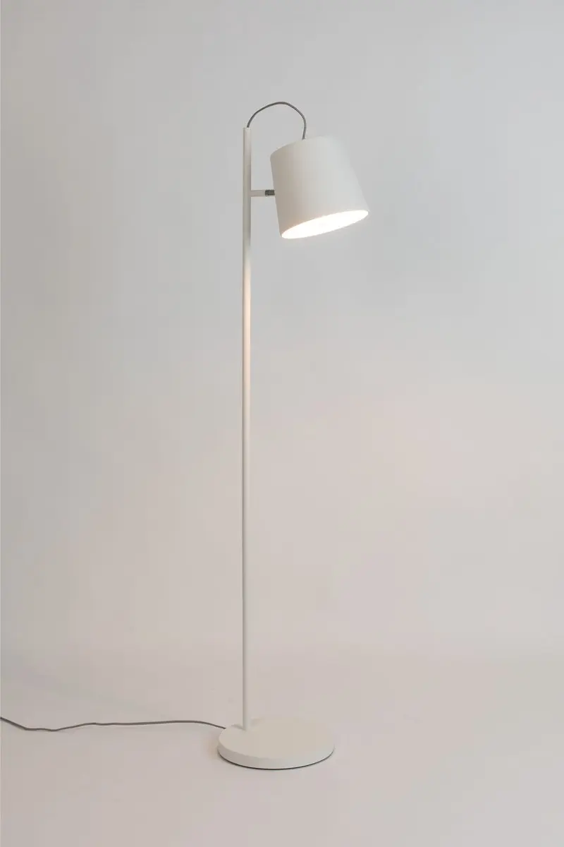 Zuiver Buckle Head Vloerlamp - 8W - Wit - afbeelding 2 van 6