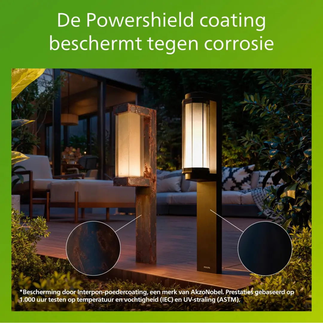 Philips Avendale UltraEfficient Sokkellamp 4.3W - Zwart - afbeelding 5 van 6