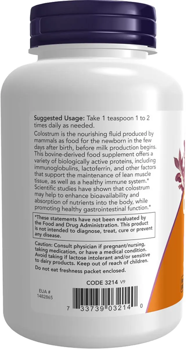Now Foods Colostrumpoeder 85g