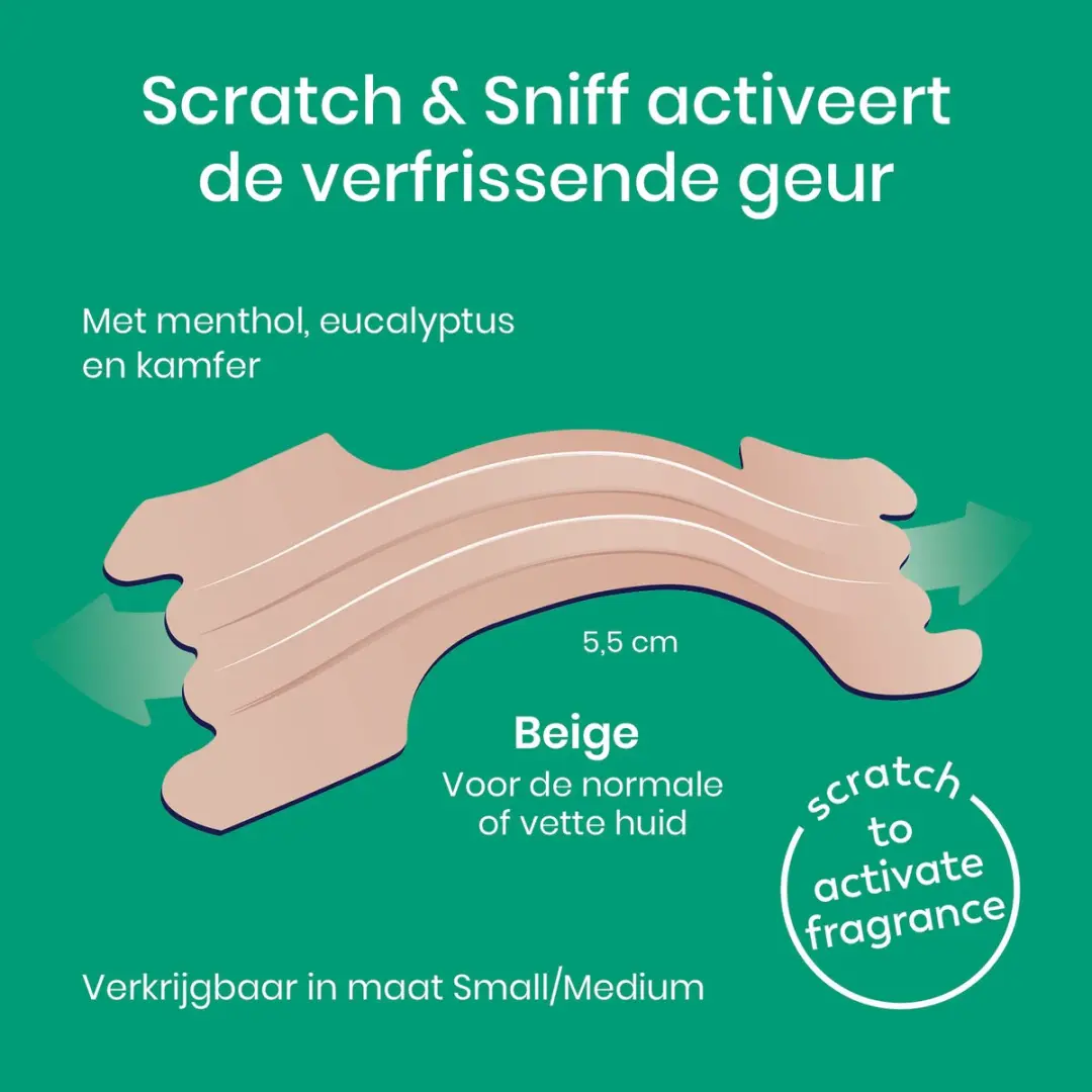 Breathe Right Menthol Neusstrips Small/Medium - afbeelding 4 van 6