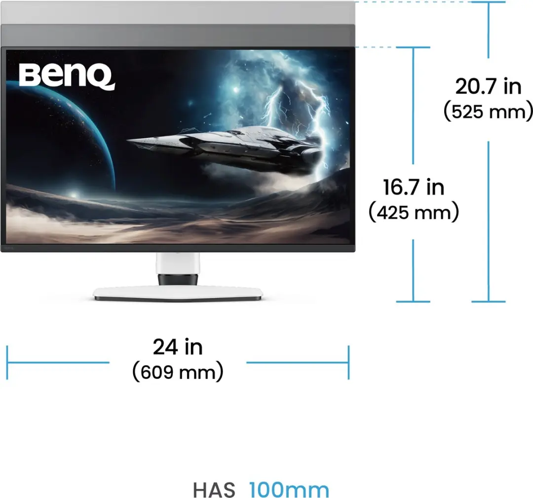 BenQ MOBIUZ EX271QMZ OLED Gaming Monitor 27" QHD 240Hz - afbeelding 3 van 6
