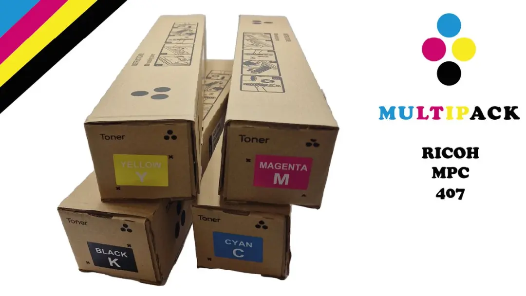 Multipack Toner Ricoh MP C407  BK / C / M / Y