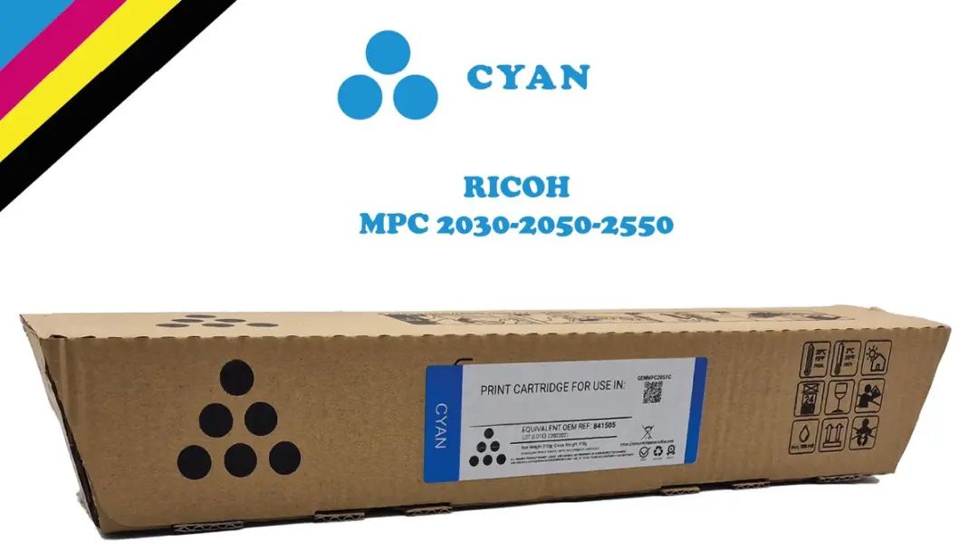 Toner Ricoh MP C2030 / 2530 / 2050 /2550  Cyan