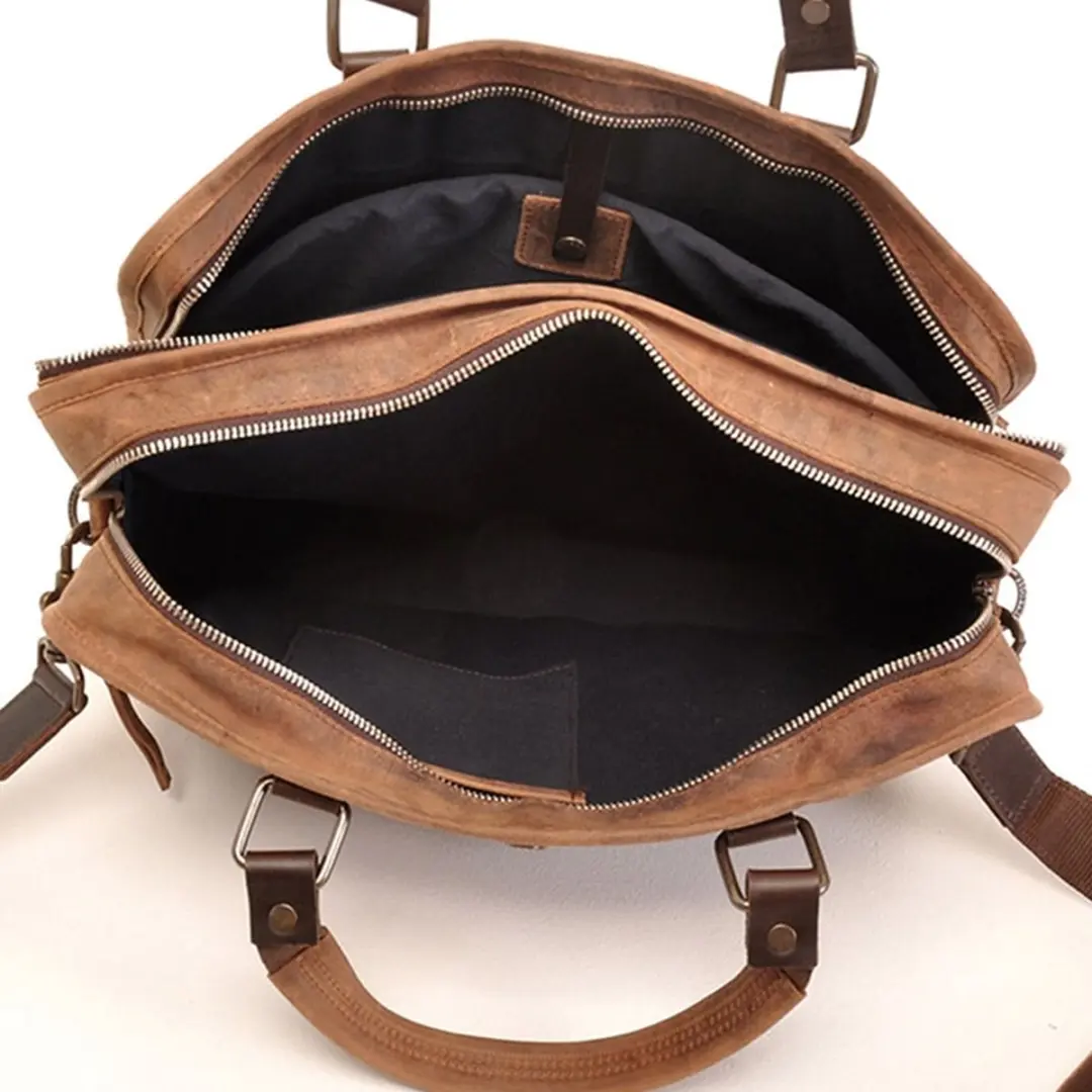 Berba Barbarossa Laptoptas - 5 Vakken - 39x30x12cm - Bruin