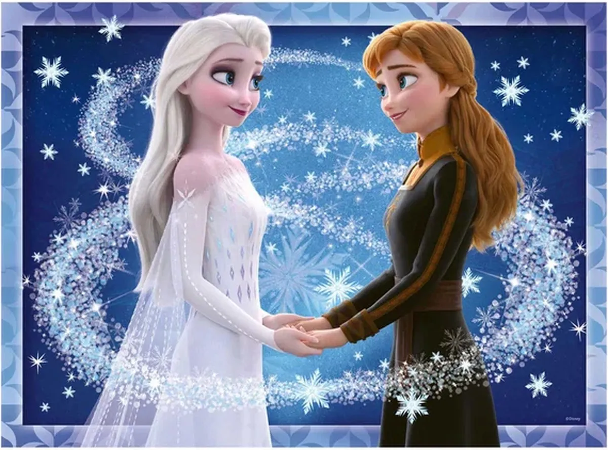 Ravensburger Disney Frozen Starline Zussen voor altijd Puzzel 200 Stuks - afbeelding 6 van 6