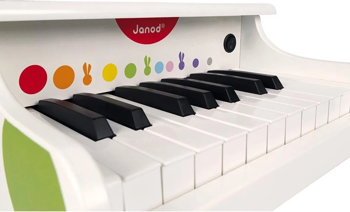 Janod Confetti Elektronische Houten Piano - Multikleur