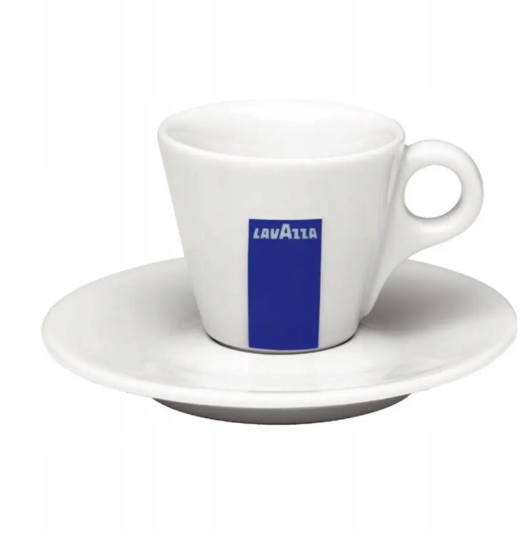 Espresso Kopje met Schotel, 60ml, Wit Porselein