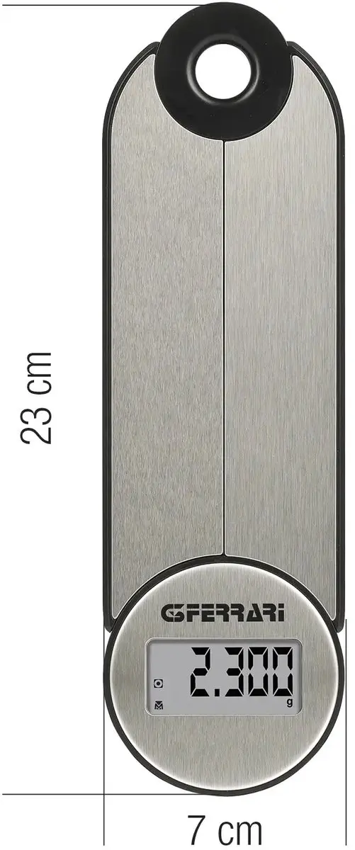 G3 Ferrari Vittoria G20171 Digitale Keukenweegschaal 5kg - Zilver