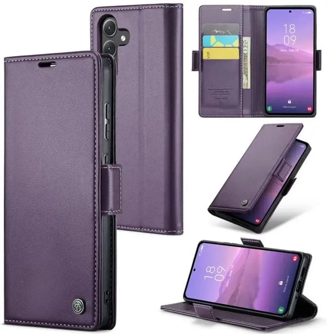 CaseMe Wallet Case met RFID Bescherming en Magneetsluiting voor Samsung Galaxy A