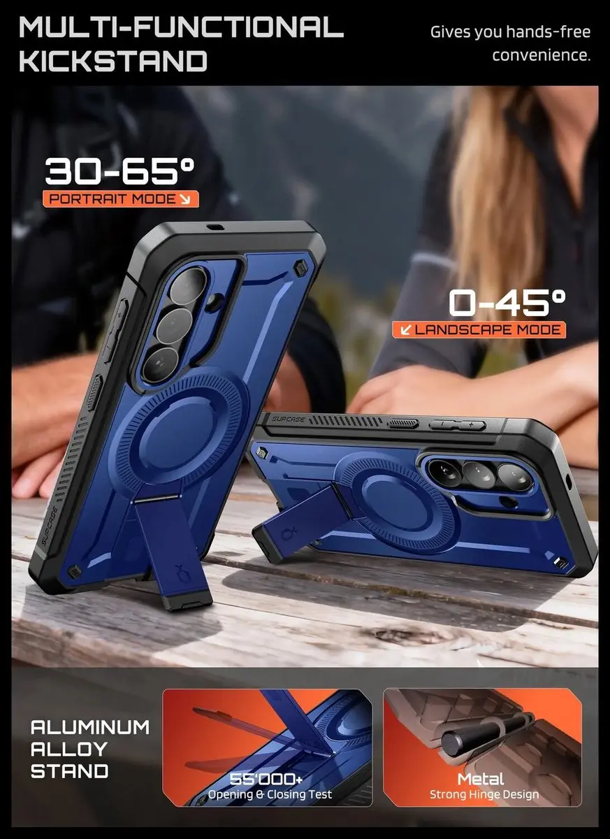 Supcase Unicorn Beetle Mag Pro Hoesje - Blauw - MagSafe - afbeelding 3 van 6