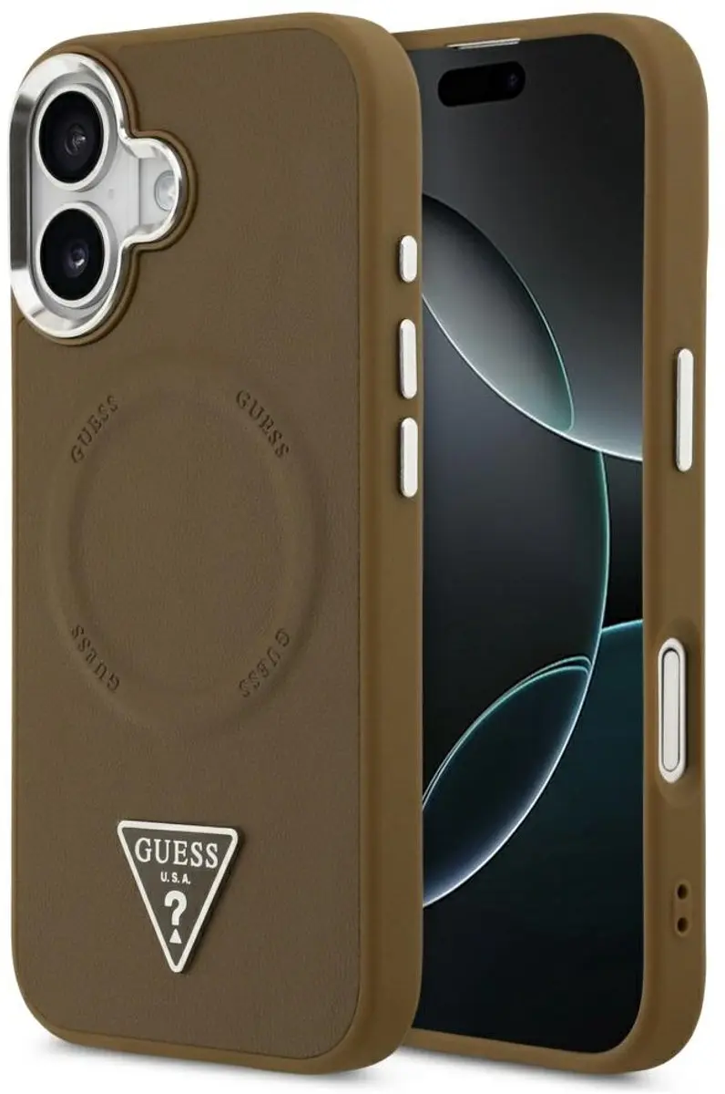 GUESS Triangle Logo Back Case Eco-Leather