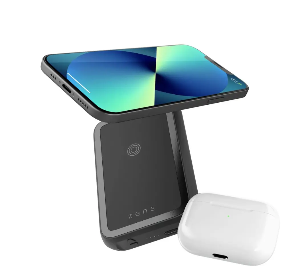 Zens Magnetische Dual Powerbank ZEPP03M/00 - 4.000mAh - Zwart