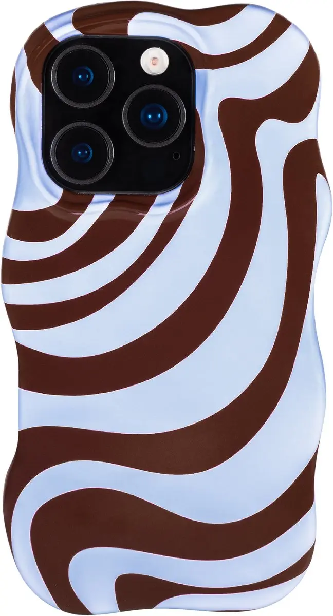 Selencia Hoesje iPhone 16 Pro Dream Swirl Chocolate