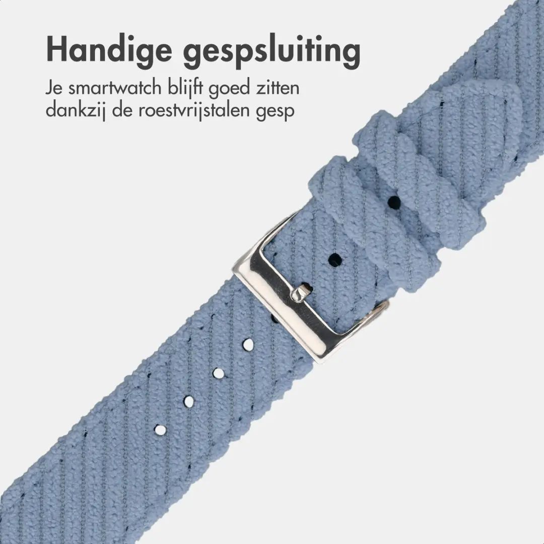 Imoshion Corduroy Bandje Apple Watch 42mm - Lichtblauw