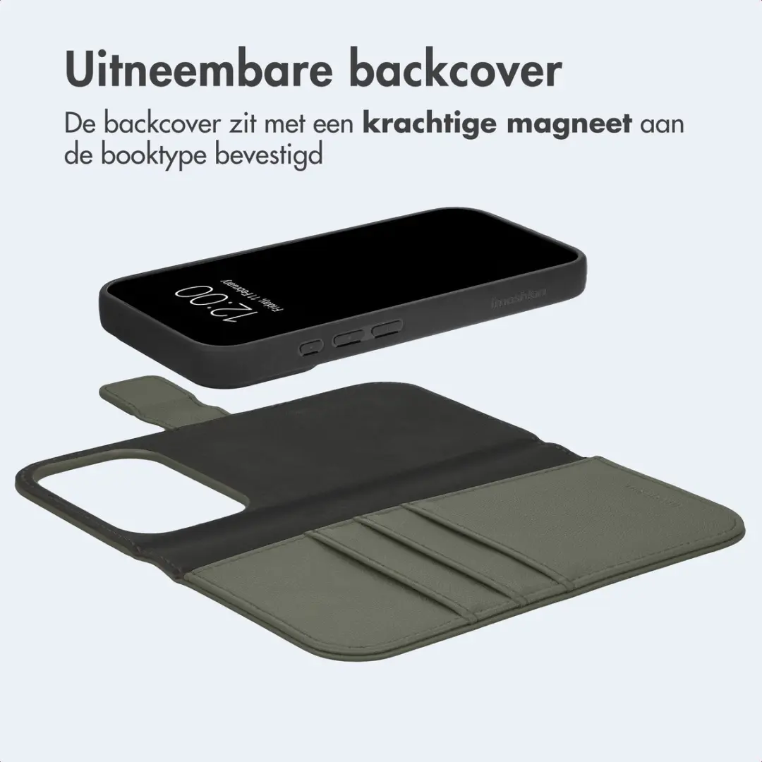 Imoshion iPhone 18 Pro/17 Pro Hoesje - 2-in-1 Bookcase Groen