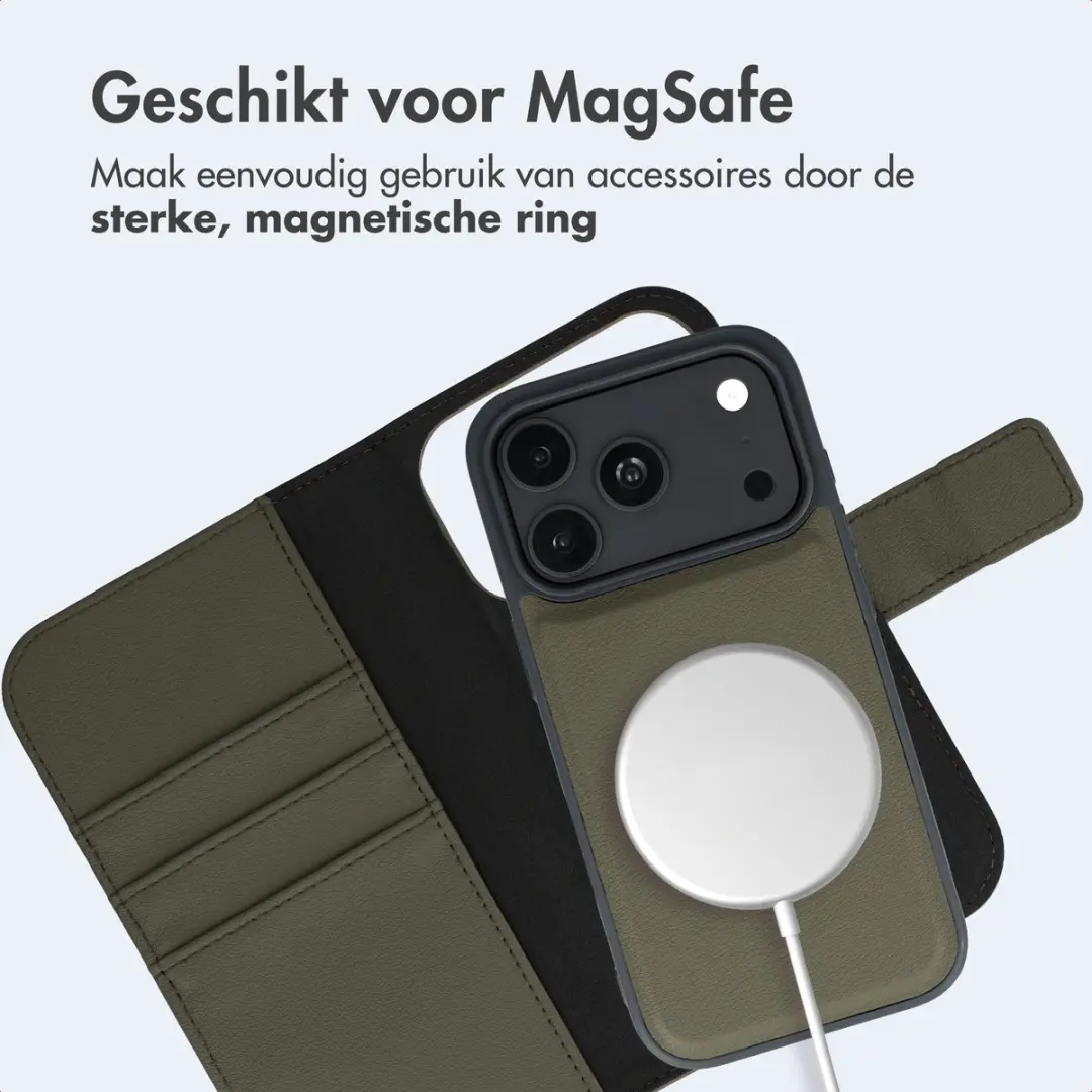 Imoshion iPhone 18 Pro/17 Pro Hoesje - 2-in-1 Bookcase Groen