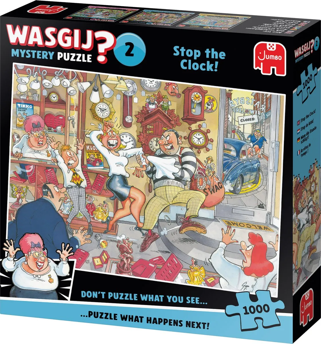 Jumbo Wasgij Mystery 2 Stop The Clock! Puzzel - 1000 Stukjes - Multicolor