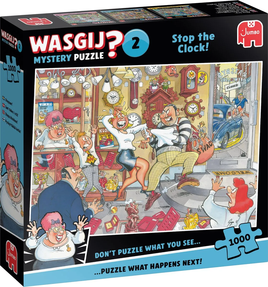 Jumbo Wasgij Mystery 2 Stop The Clock! Puzzel - 1000 Stukjes - Multicolor
