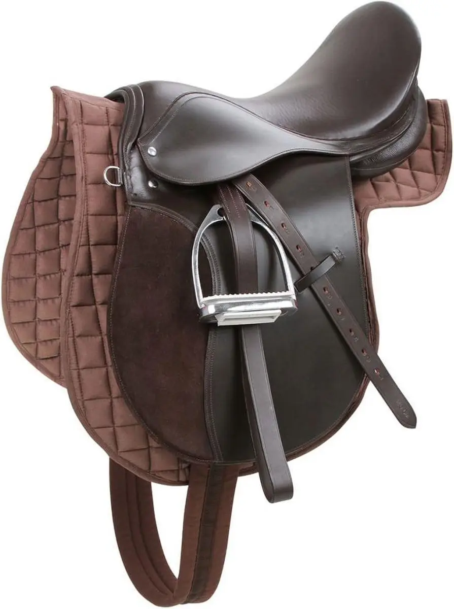 Kerbl Haflinger zadel leer bruin