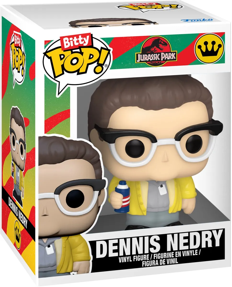 Funko Bitty POP Mr. DNA - Jurassic Park 4 Stuks - afbeelding 6 van 6