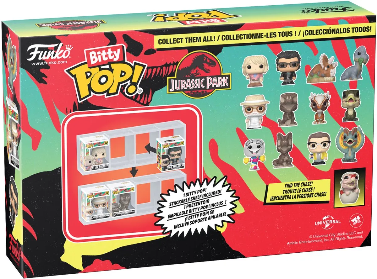 Funko Bitty POP Mr. DNA - Jurassic Park 4 Stuks