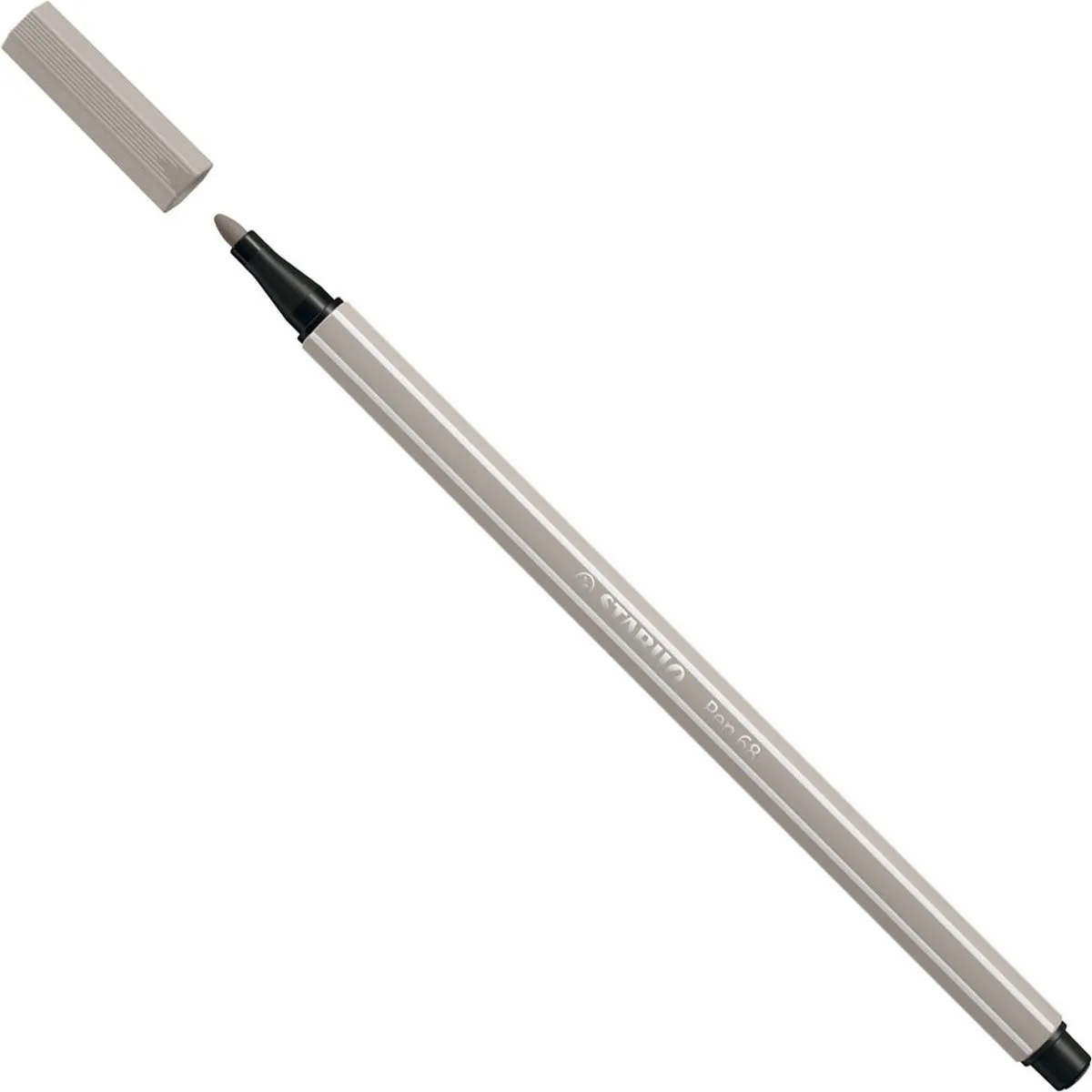 STABILO Pen 68/93 Viltstift Warm grijs
