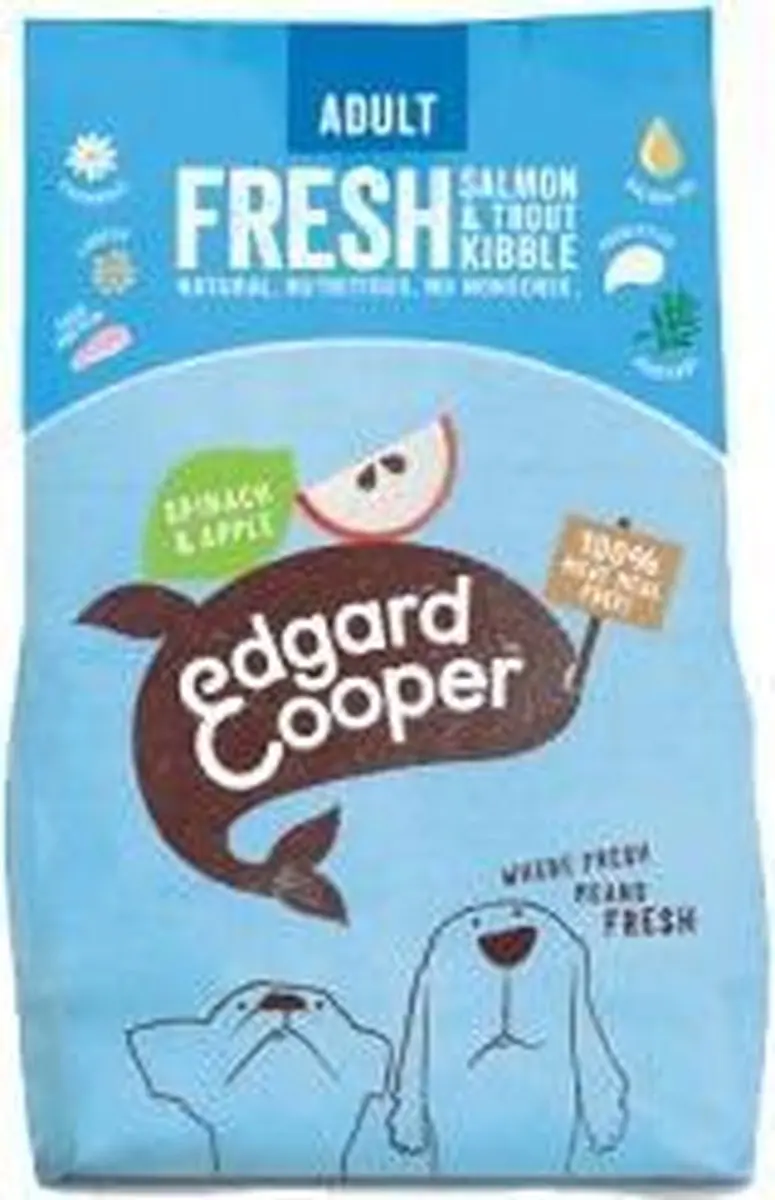 Edgard Cooper BROK Zalm & Forel, Spinazie & Appelen 2,5kg