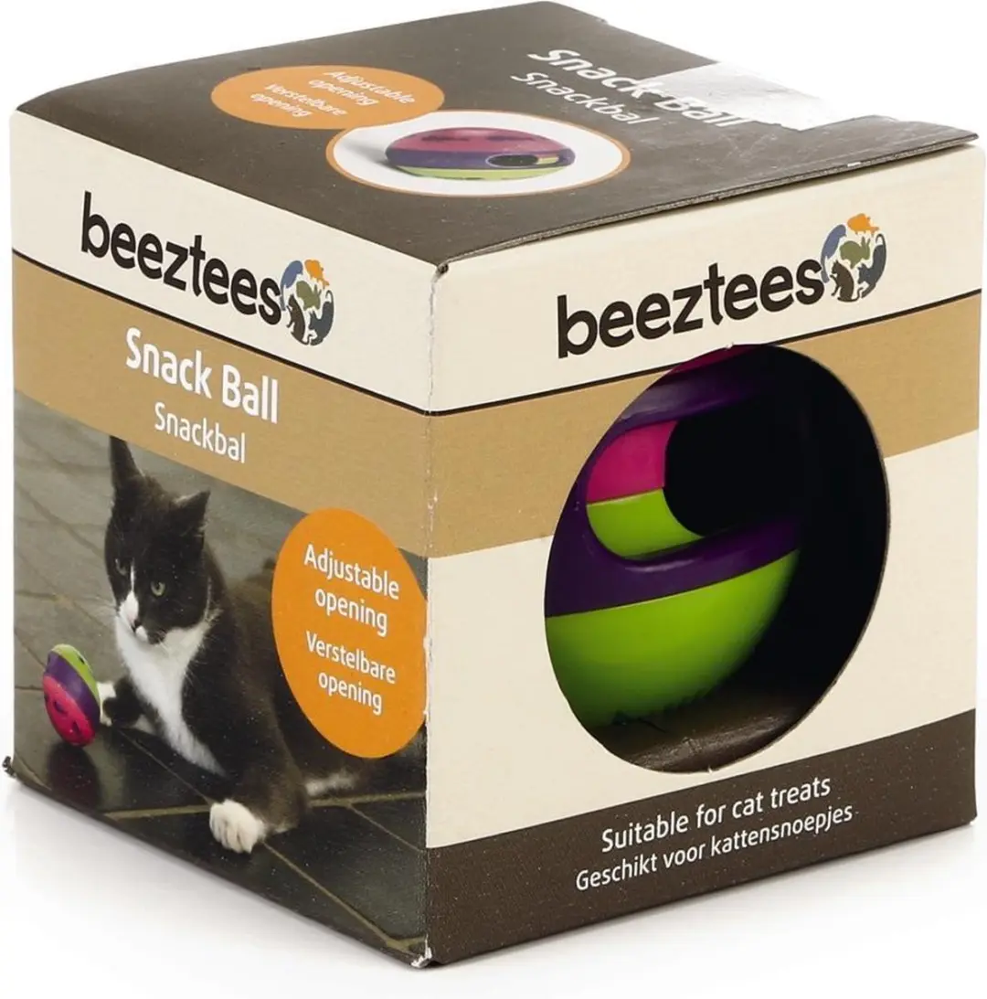 Beeztees Catrino Snackbal Kattenspeelgoed - 6cm