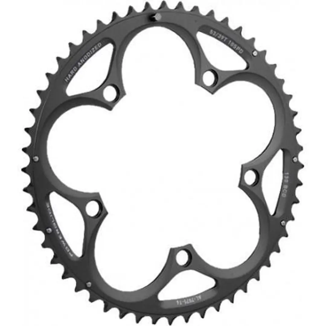 SRAM Road Kettingblad GXP/BB30 2x10-speed 50T - Zwart - afbeelding 2 van 3