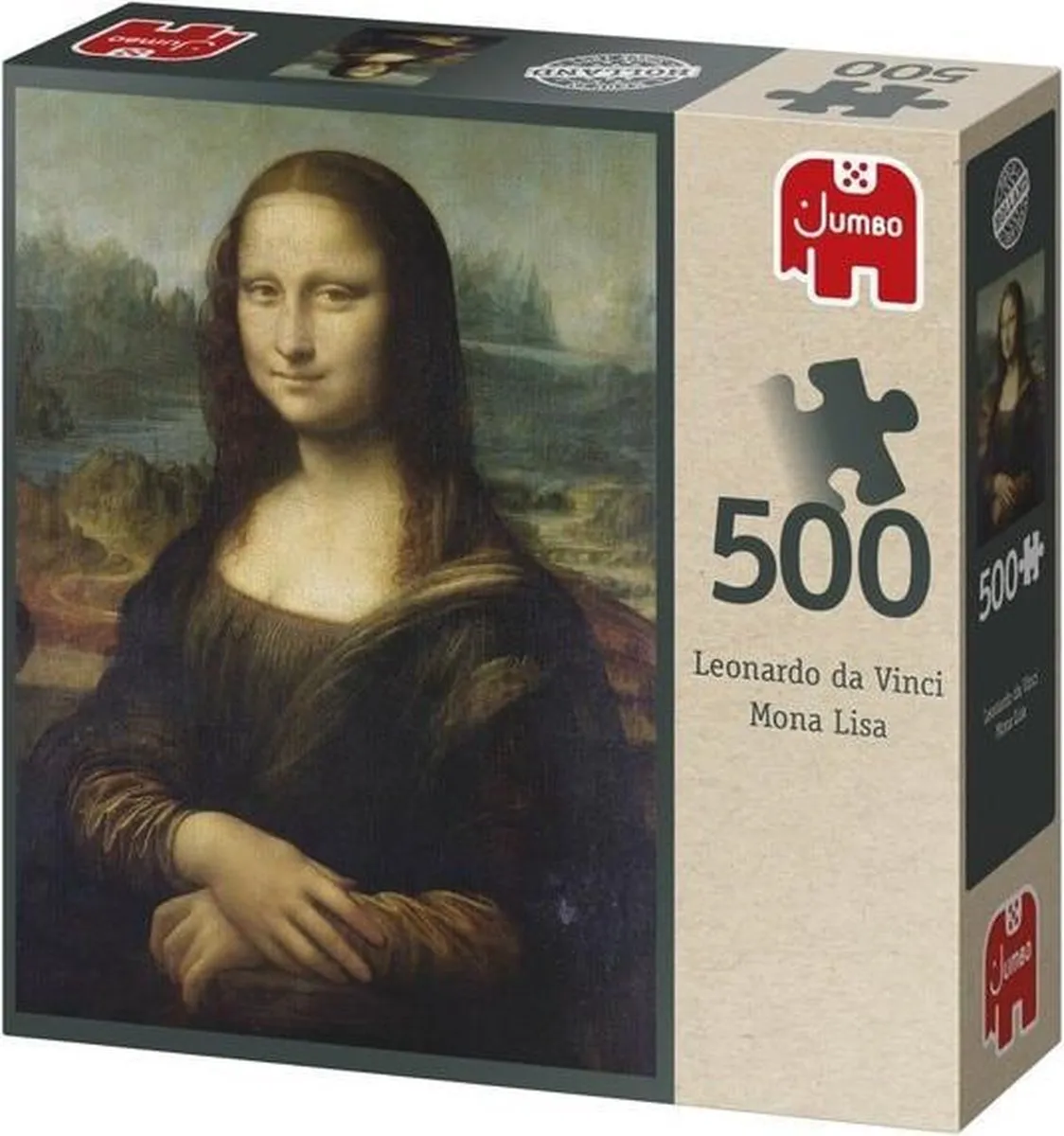 Jumbo Leonardo da Vinci Mona Lisa Puzzel 500 Stuks